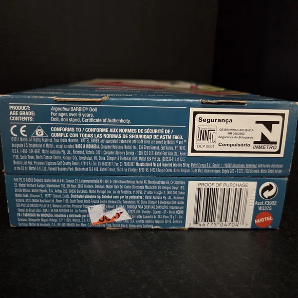 2011 Dolls of the World Argentina Barbie Pink Label #W3375 - Picture 6 of 9